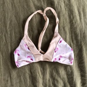 Acacia swimwear yelapa top. Orchid size small